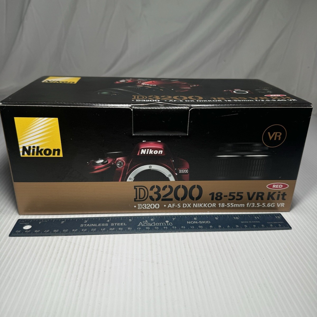 Box for Nikon D3200 DSLR Red Body Camera Kit - Box Only Box for Nikon D3200 DSLR Red Body Camera Kit - Box Only