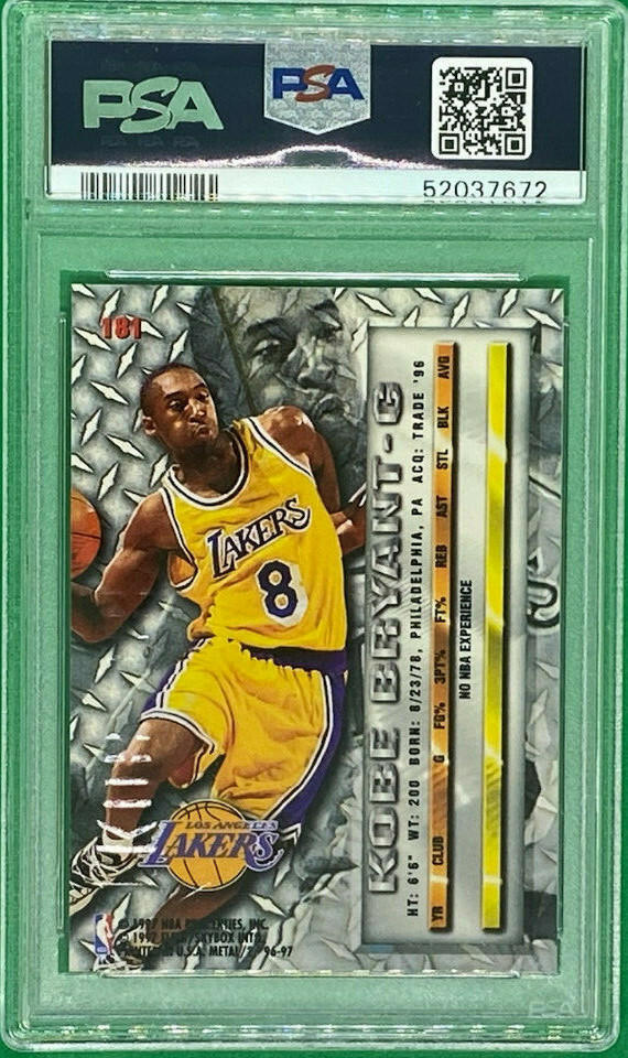 KOBE BRYANT 1996-97 EX RC PSA 8 コービー高騰中！ Kobe Bryant 96/97 Topps Rookie #138 PSA 8 | eBay