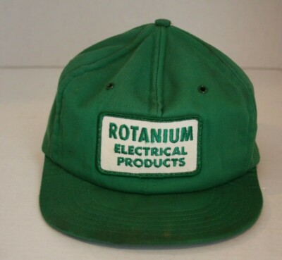Vintage Rotanium Electrical Products Horizon Patch Hat Made USA Big ...
