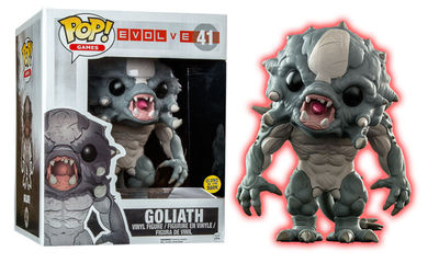 Exclusive Evolve GOLIATH Leuchtende 15.2cm Pop Vinyl Figur Funko Gitd Brandneu