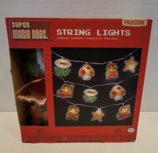 Nintendo Super Mario Bros String LIGHTS - Battery Operated by Paladon NEW