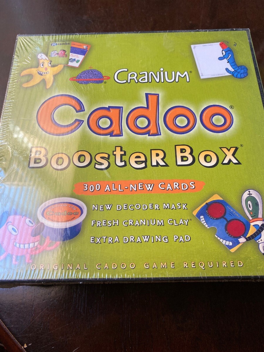 Cranium Cadoo Booster Box Expansion Original (Unopened) Brand New Factory Sealed Cranium Cadoo Booster Box Expansion Original (Unopened) Brand New Factory Sealed