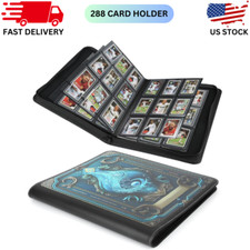 Toploader Binder Holds 288 Toploaders 9 Pocket Top Loader Binders with Sleeves