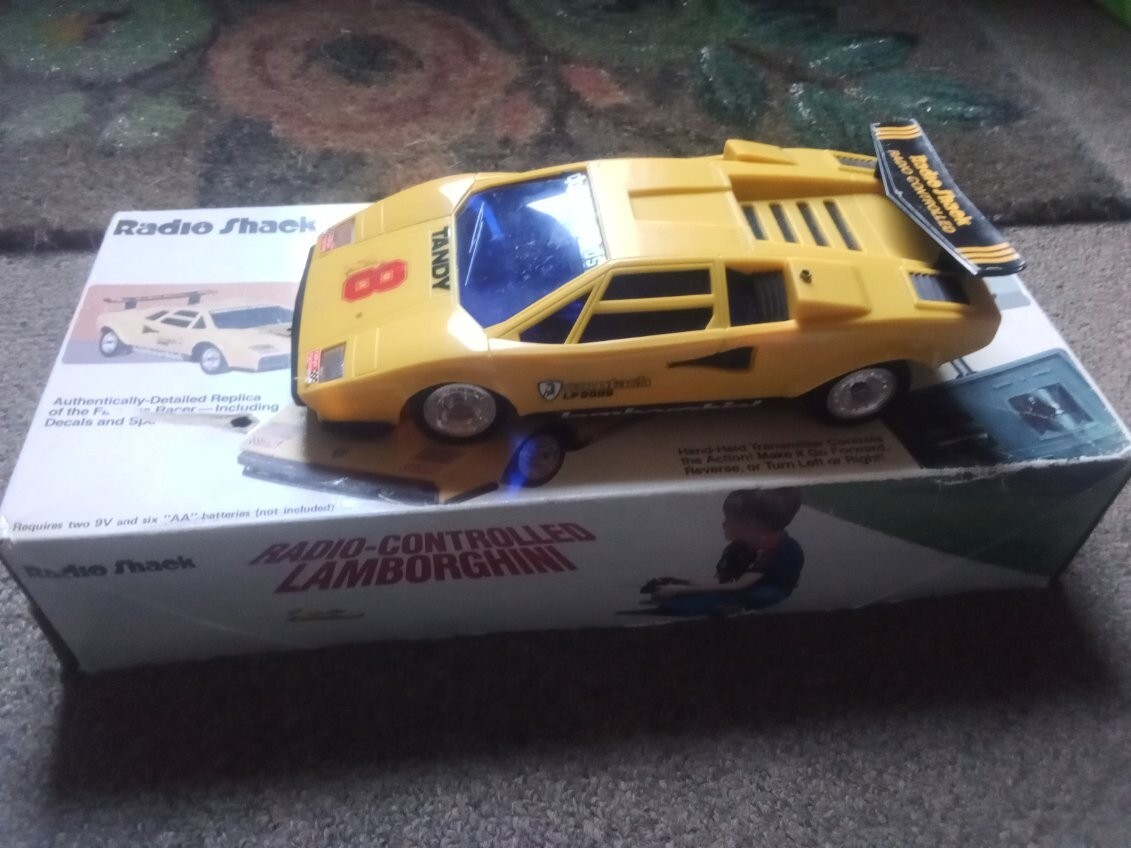 Vintage LAMBORGHINI RadioShack Tandy Radio Controlled 60-3026 | eBay