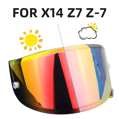 Photochromic Visor Fit For SHOEI X14 Z7 CWR1 NXR RF1200 XSpirit 3 X Fourteen - Foto 6 di 8
