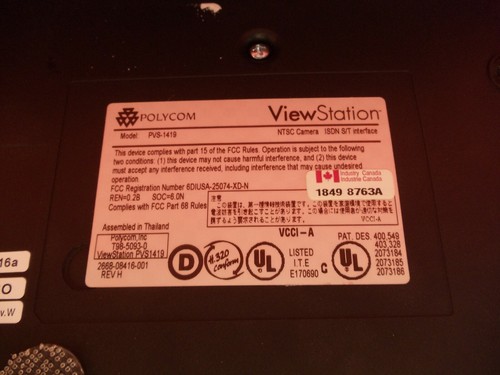 Polycom PVS-1419 SP128 Video Conference PVS-1419 Mics Cords - 第 7/7 張圖片