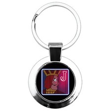 One Eyed Jacks Metal Keyring with Giftbox (Twin Peaks, David Lynch, Dale Cooper)