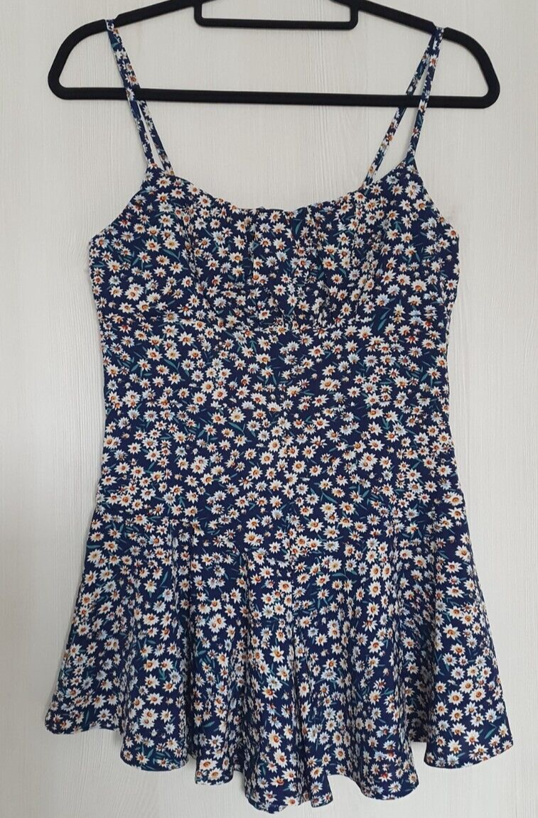 Jumpsuit Blumen S 36 Sommer Kurz Spagettiträger / Neu ohne Etikett eBay