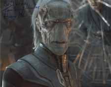 TOM VAUGHN-LAWLOR as Ebony Maw - Avengers GENUINE SIGNED AUTOGRAPH