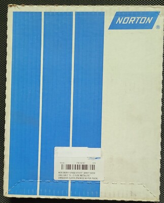 Norton 01832 E-Z Flex Metalite 9''x11'' Sanding Paper 240J Grit  30 Pc