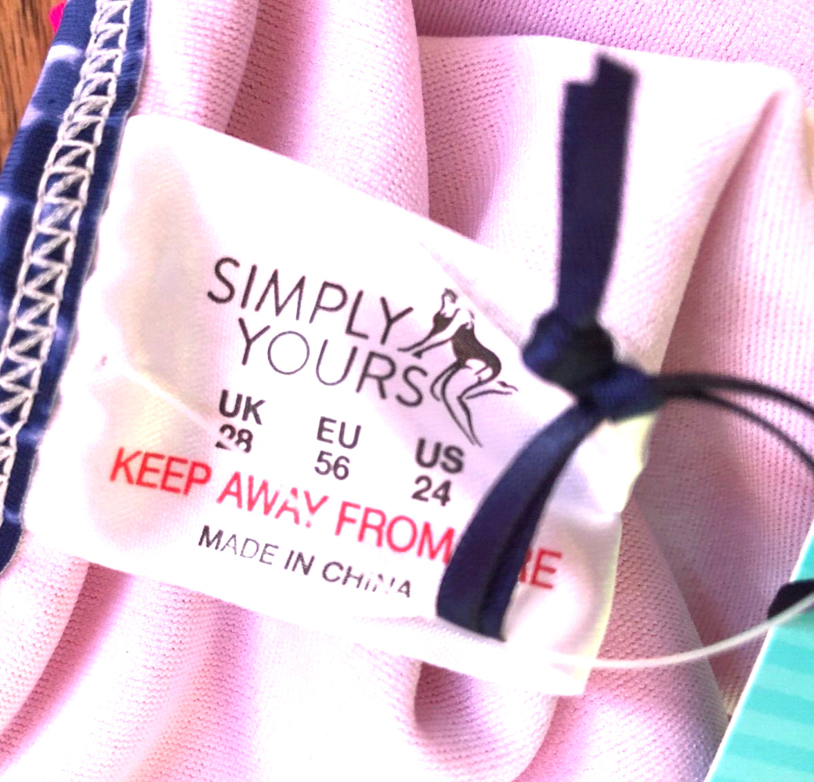 Bikini Bottoms UK28 Raspberry Full Rear Coverage CA521 by Simply Yours BNWT image 3