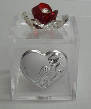 Bomboniere Scatolina con cristallo swarovski matrimonio Vari colori