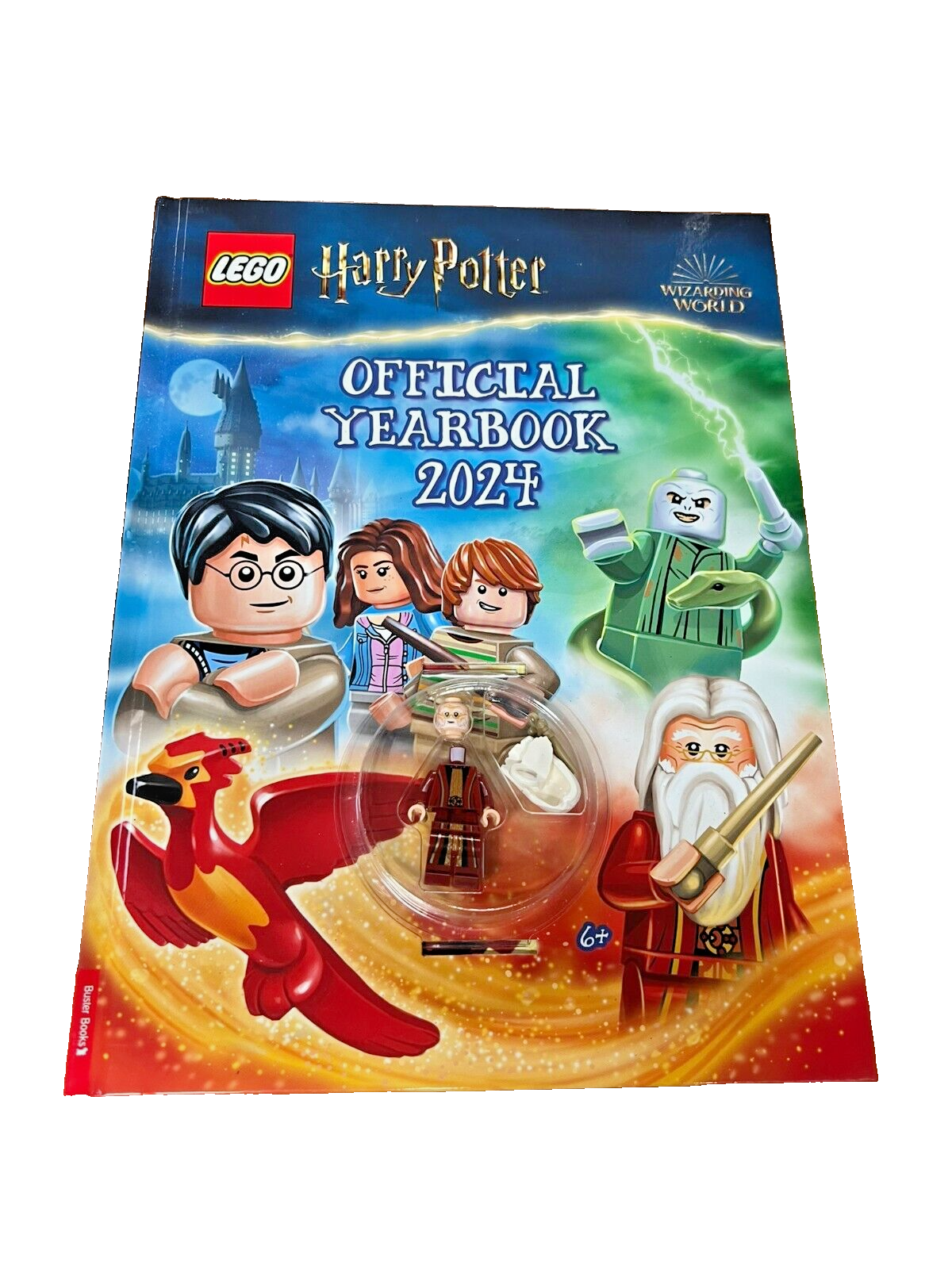 Lego Harry Potter Official Yearbook 2024 with Albus Dumbledore Minifigure - New