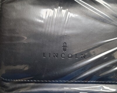 GENUINE LINCOLN LEATHER CASE FOR OWNERS MANUAL OWNER'S OPERATORS USER GUIDE