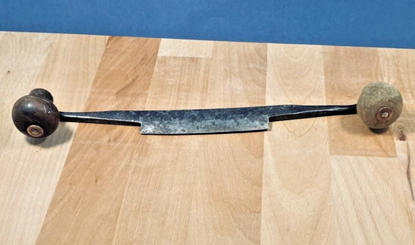 Rabot Ancien N°13 En Bois - Outil De Carrossier/charron - 19ème Siècle