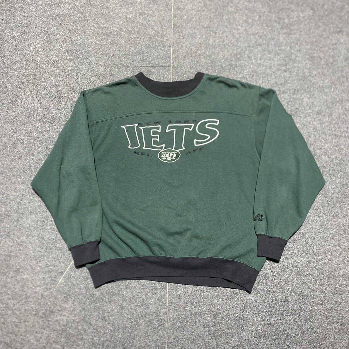 Vintage 1990s Embroidered Lee Sport New York Jets NFL