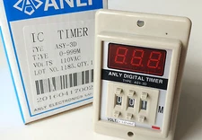 New AC 110V Power ON Delay Timer Time Relay 1-999 Minute