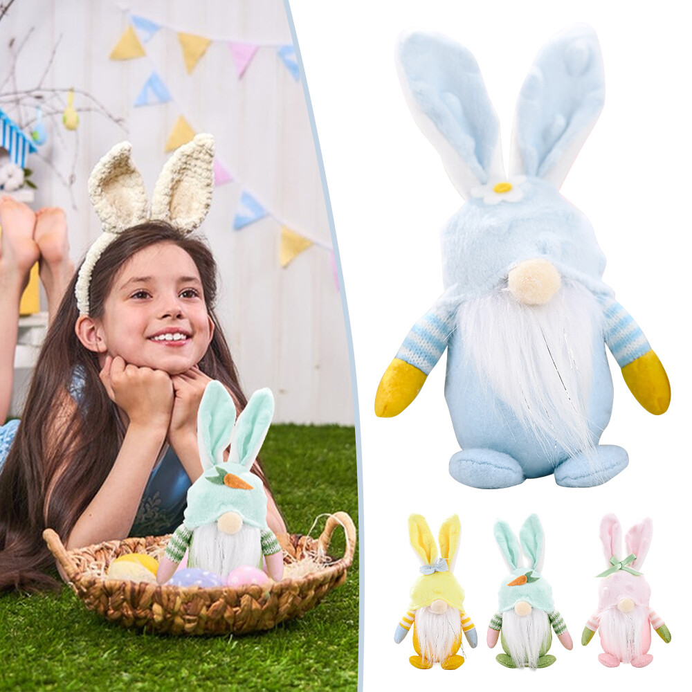 1pc Easter Cute Faceless Bunny Decorations Gnome Rabbit Doll Hanging Ornaments Easter Party Home Decoration Bunny Kids Gifts – Buy The Best Products In The Online Store - Foto 6