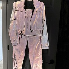 Hot  Delicious Reflective Track Suit Sz S