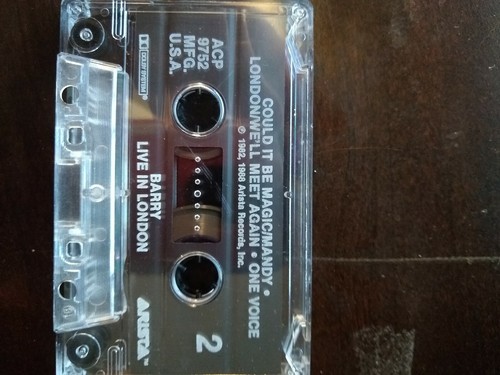 Barry Live In London (audio cassette) like new FREE SHIPPING USA!!! - Picture 3 of 3