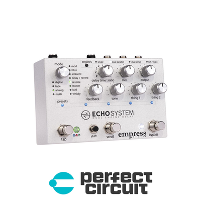 Empress Effects Echosystem Delay Pedal EFFECTS - NEW - PERFECT