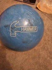 HAMMER NU Blue Hammer 15 lb. 3 oz.Bad Ass Blue Pearl Bowling Ball 60-108083-935