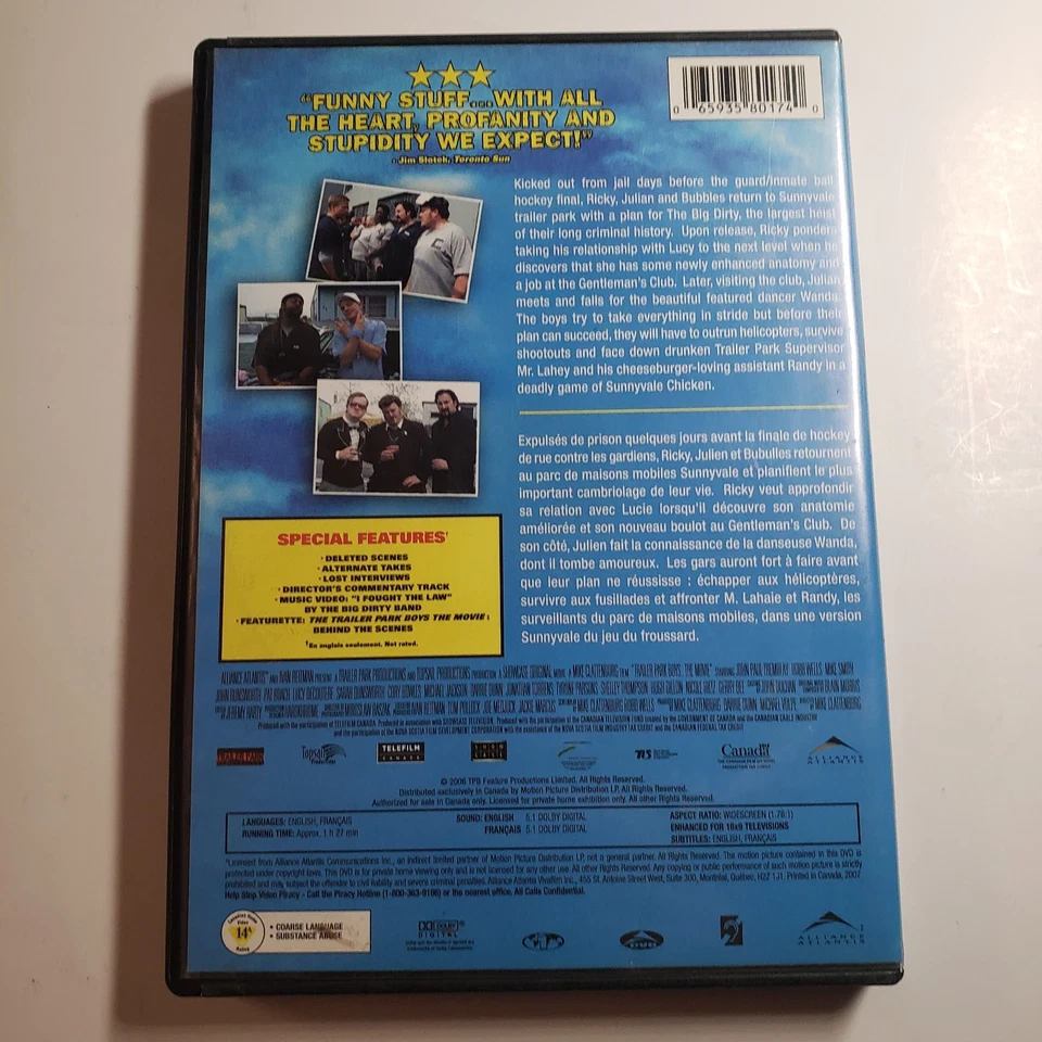 Trailer Park Boys The Movie 2006 DVD série de TV - Imagem 2 de 4