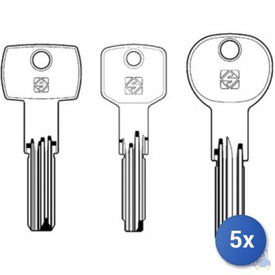5X Silca Stanzschlüssel AGB9 ABG10 AGB9