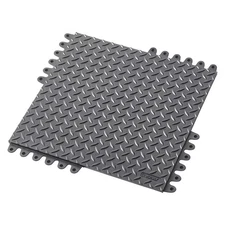 NOTRAX 570S1818BL Interlocking Antifatigue Mat,18" L,18" W 494F15