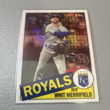 Topps 2020 1985 Insert Whit Merrifield Kansas City Royals #85C-17