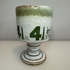 41 Is 41 Blackpool Stoneware Goblet - 17th-20th April 1986 Pilling Pottery Bar