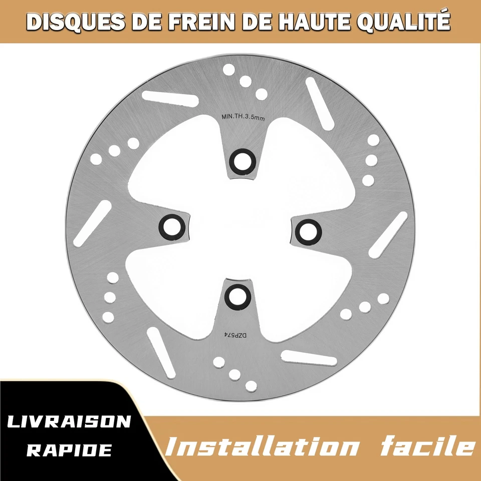 Pour SUZUKI BURGMAN 125 2002-2006 BURGMAN Disque de frein et plaquettes arrière - Photo 1/4