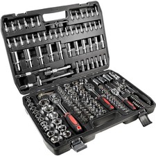 Steckschlüssel Satz 172 Teile Werkzeugkoffer Ratschenkasten Autotechnik