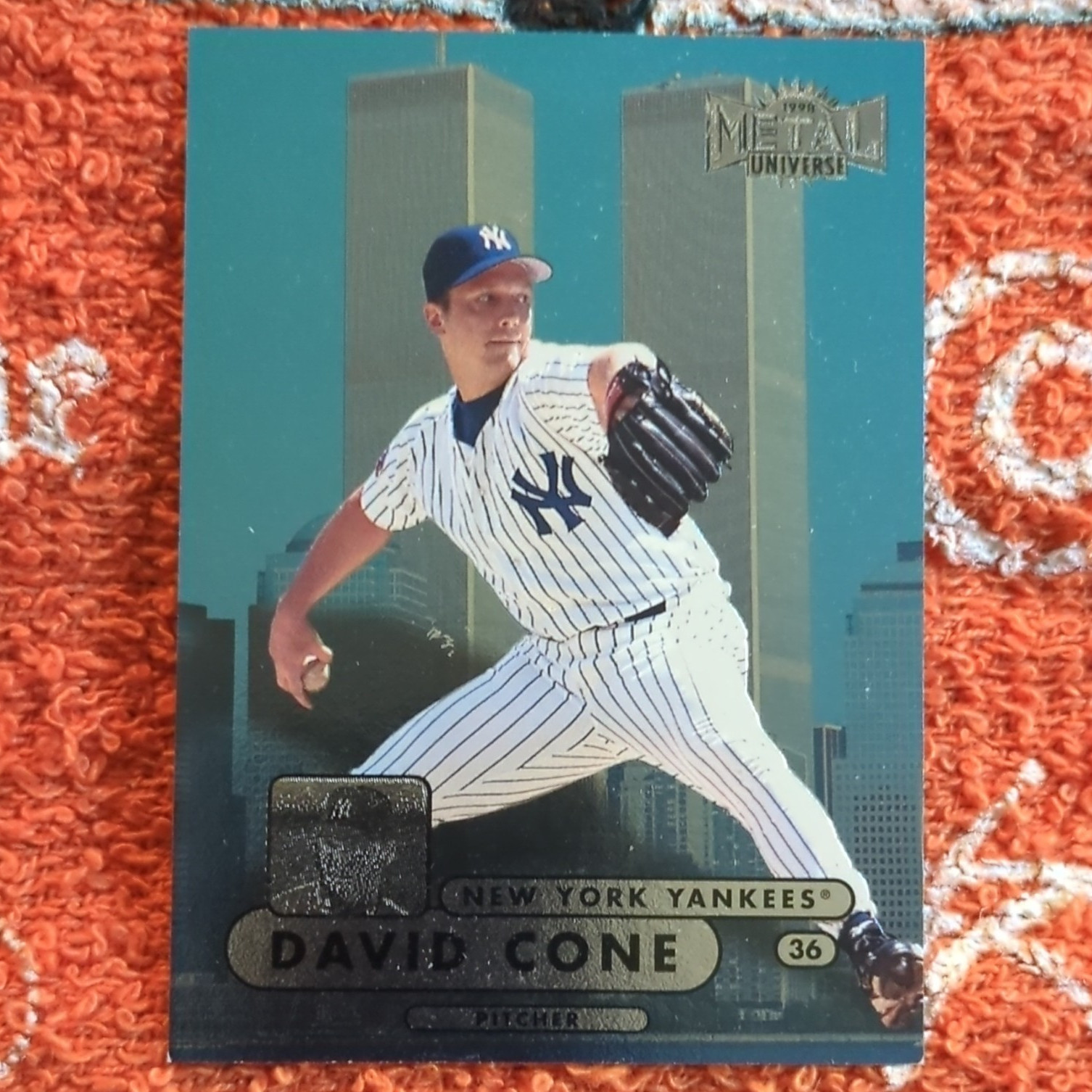 1998 Skybox Metal Universe David Cone New York Yankees Base Set #114
