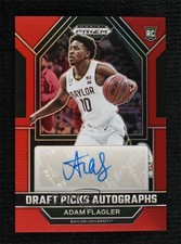 2023-24 Panini Prizm Draft Picks Red 61/149 Adam Flagler #DPA-AFG Auto j2k