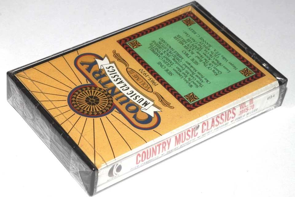 Country Music Classics Vol. III 1965-70 (Cassette Tape) NEW SEALED - Image 3 of 4