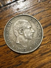 1885 Philippines 50 Centimos FB