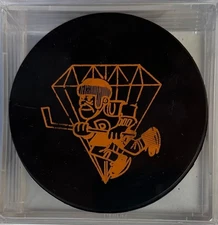 DAYTON GEMS IHL SHIELD OFFICIAL GAME HOCKEY PUCK - BILTRITE CANADA