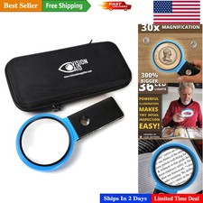 Versatile Hands-Free Magnifier with 36 LED Lights - Ideal for Jewelry  Hobbies
