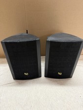 Infinity Minuette MTS Black Bookshelf Speakers Pair UNTESTED