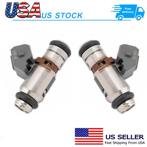 2pcs Fuel Injector IWP043 Fit For Electra Glide Ultra Classic Injected 2002-2005