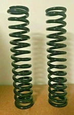 Lot of 2 Works Performance Compression Springs 12.0" Long 220Lbs .375 Wire Black