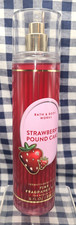 ALL NEW Strawberry Pound Cake Fine Fragrance Mist Bath  Body Works SHIPS FREE 