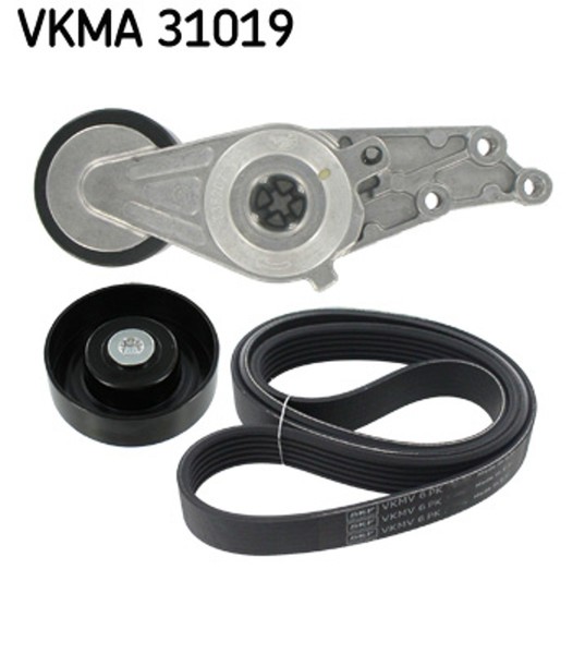 SKF Keilrippenriemensatz Vkma 31019 FüR B6 8EC 8ED A4 B7 8E5 8E2 Audi Seat Avant-image