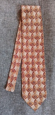Dress Tie 70s 80s 90s Y2K New Vintage C Comberti Earth Tone 3.75 Wide 60 Long