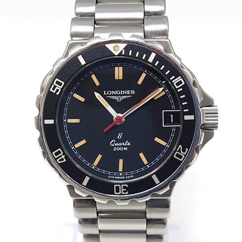 Longines Li HydroConquest 32 mm Mid Size Black Dial Swiss Quartz Men's ...