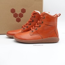 VivoBarefoot Pilgrim Women's Leather Grounded Barefoot Boots 201134-01 Tan