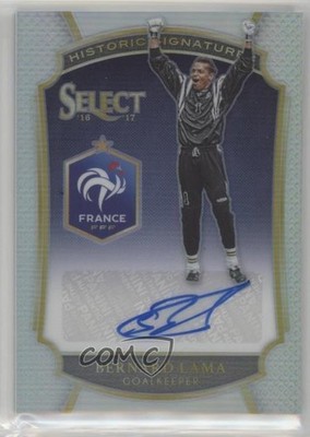 2016-17 Panini Select Historic Signatures 98/199 Bernard Lama #HS-BL Auto q7b
