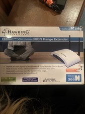 Hawking Technology Hi-Gain Wireless-300N Range Extender HWREN1 Wi-Fi Extenter