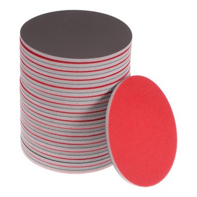 30sets 3000 Grit Sanding Sponge 6 Inch Hook Loop Sponge Sanding Disc Wet/Dry